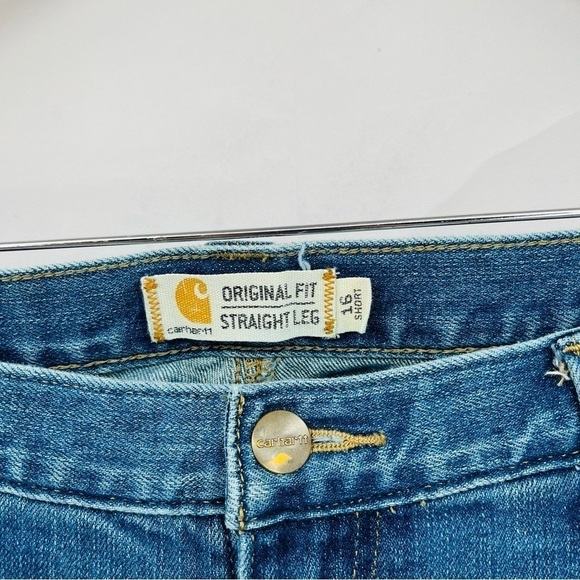 Carhartt Original Fit Straight Leg Denim Jeans - Picture 2 of 4
